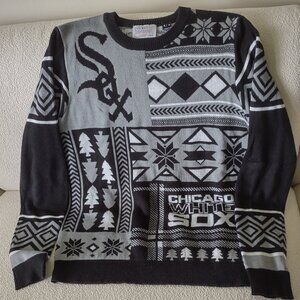 MLB White Sox long sleeve ugly Christmas sweater size M